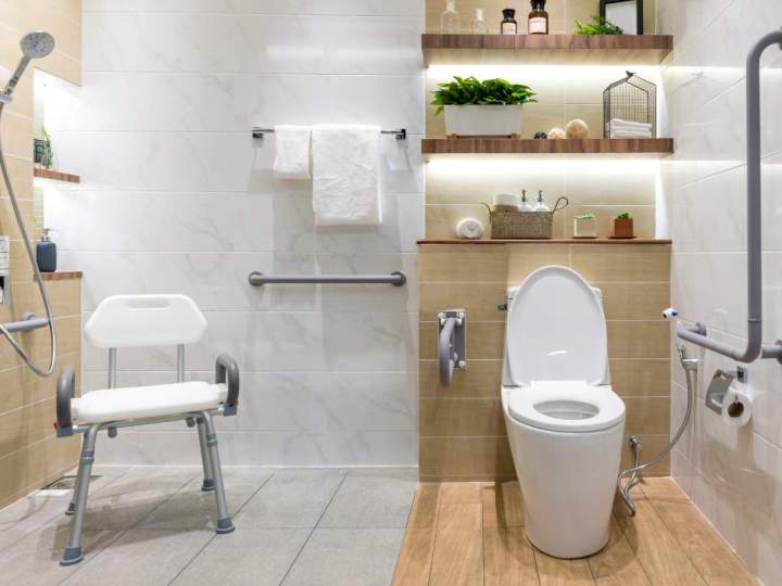 Installation salle de bain PMR Oyonnax
